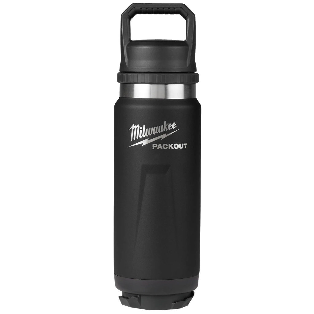 BOTELLA TERMICA PACKOUT™ 24 OZ NEGRA (48-22-8396B) MILWAUKEE