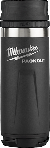 BOTELLA TERMICA NEGRA PACKOUT DE 18OZ C/TAPA 48-22-8395B