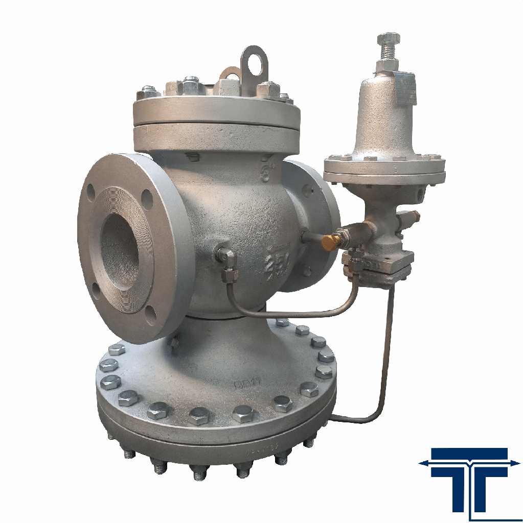 VÁLVULA REGULADORA PILOTEADA - VAPOR SERIE 850 DE 3" (PT001567) TECVAL