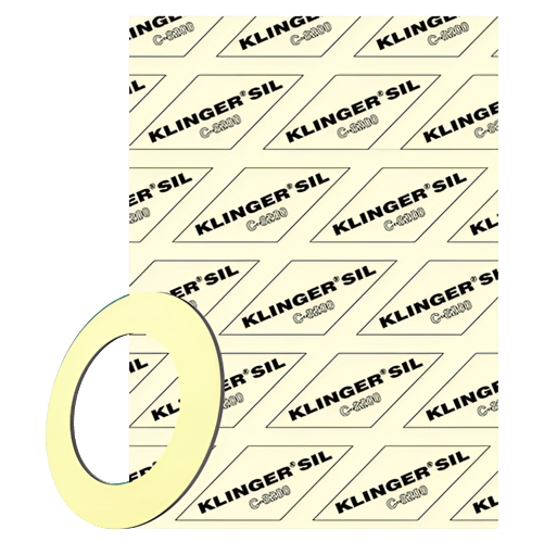 [KLINGERSIL C-8200] EMPAQUE EN PLANCHA DE 2.00 x 1.50 m SIL BG/BR C-8200 DE 1.5mm KLINGER