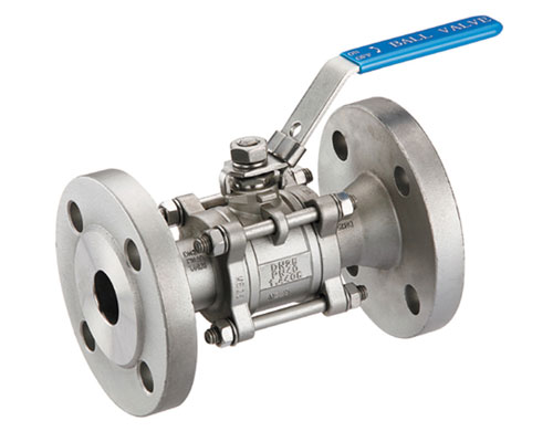 VÁLVULA DE BOLA ACERO INOXIDABLE 1/2" BRIDA  ANSI 150PSI 3PC IT-311 INOXTEK (copia)