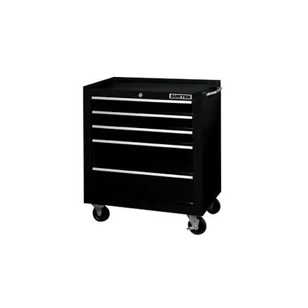 [125113] GABINETE MOVIL COLOR NEGRO 5 GAVETAS 27 (125113) SURTEK