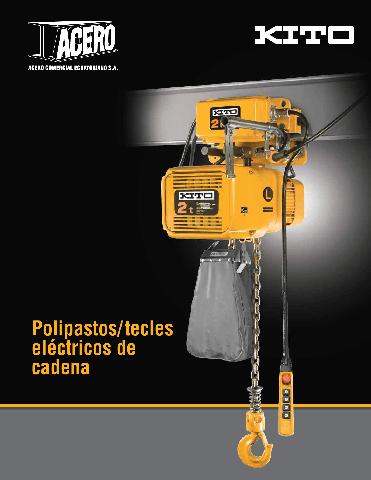 Catálogo Polipastos Eléctricos