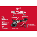 AMOLADORA 4-1/2&quot; - 6&quot; M18 FUEL SIN CARBONES INALÁMBRICA 18V (2980-20)
