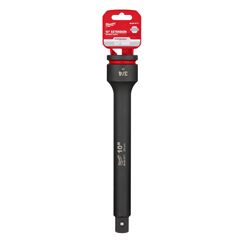 EXTENSION DE IMPACTO DE MANDO 3/4" POR 10" DE LARGO (49-66-6711) MILWAUKEE