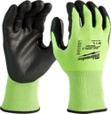 GUANTES POLIURETANO NIVEL CORTE 3 ALTA VISIBILIDAD TALLA L (48-73-8932) MILWAUKEE