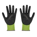 GUANTES DE POLIURETANO NIVEL DE CORTE 2 ALTA VISIBILIDAD TALLA XL (48-73-8923)MILWAUKEE
