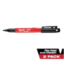 MARCADOR NEGRO DE PUNTA FINA 2 UNIDADES (48-22-3105) MILWAUKEE
