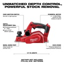 CEPILLADORA M18™ DE 3-1/4" (2623-20) MILWAUKEE