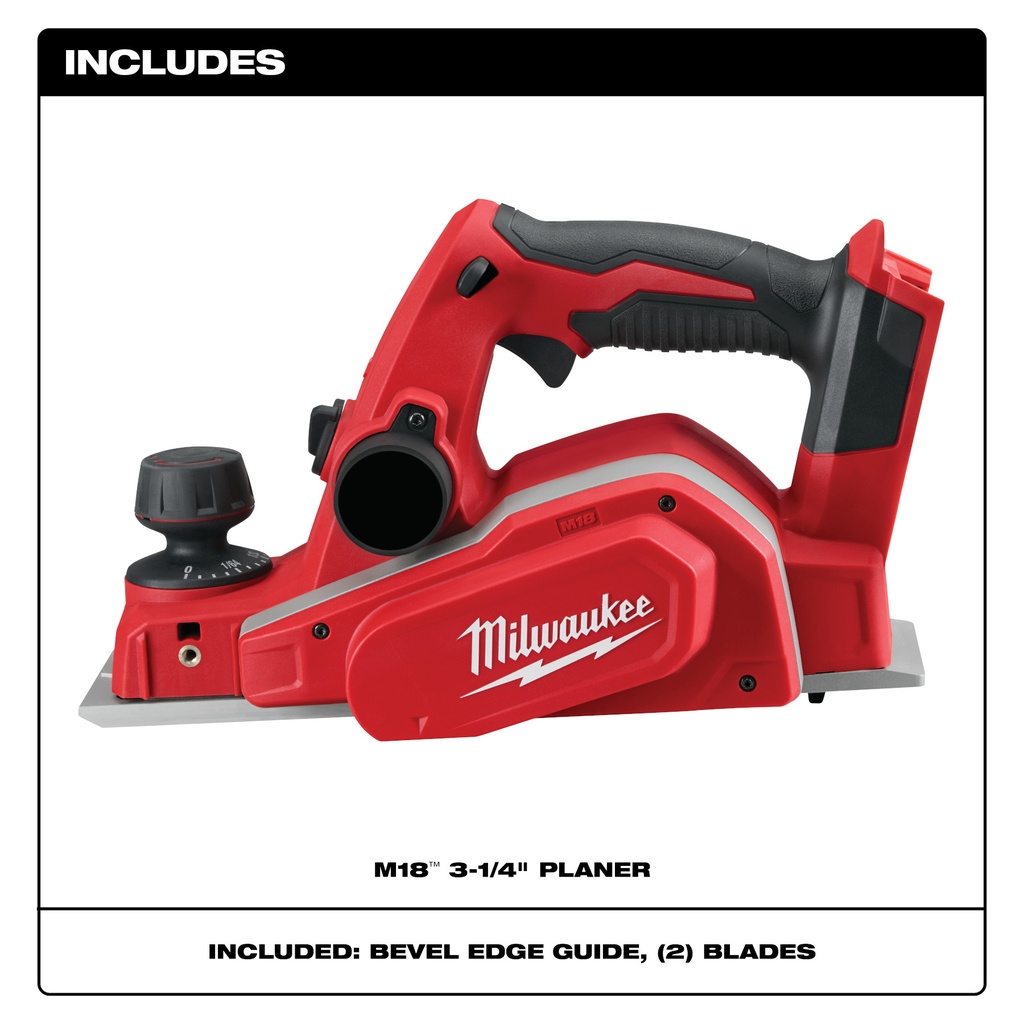CEPILLADORA M18™ DE 3-1/4" (2623-20) MILWAUKEE