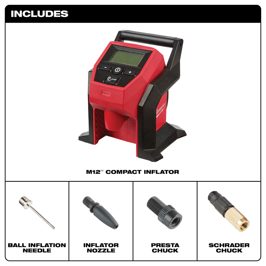INFLADOR COMPACTO M12™ (2475-20) MILWAUKEE