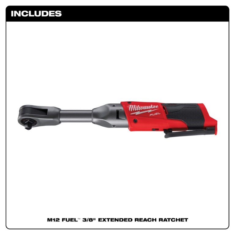 TRINQUETE DE ALCANCE EXTENDIDO M12 FUEL™ DE 3/8" (2560-20) MILWAUKEE