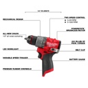 TALADRO/DESTORNILLADOR PERCUTOR M12 FUEL™ DE 1/2" (3404-20) MILWAUKEE