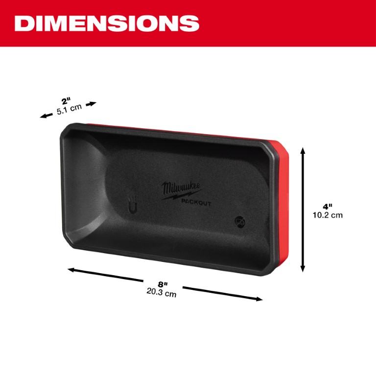 CONTENEDOR MAGNÉTICO GRANDE PACKOUT™ (48-22-8071) MILWAUKEE