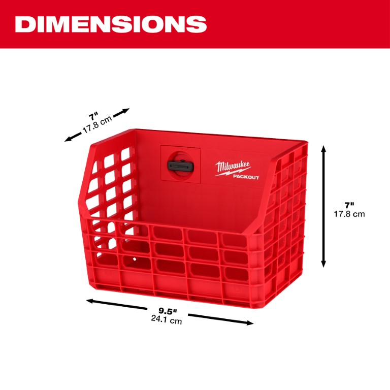 CESTA DE PARED COMPACTA PACKOUT™ (48-22-8342) MILWAUKEE