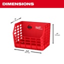 CESTA DE PARED COMPACTA PACKOUT™ (48-22-8342) MILWAUKEE