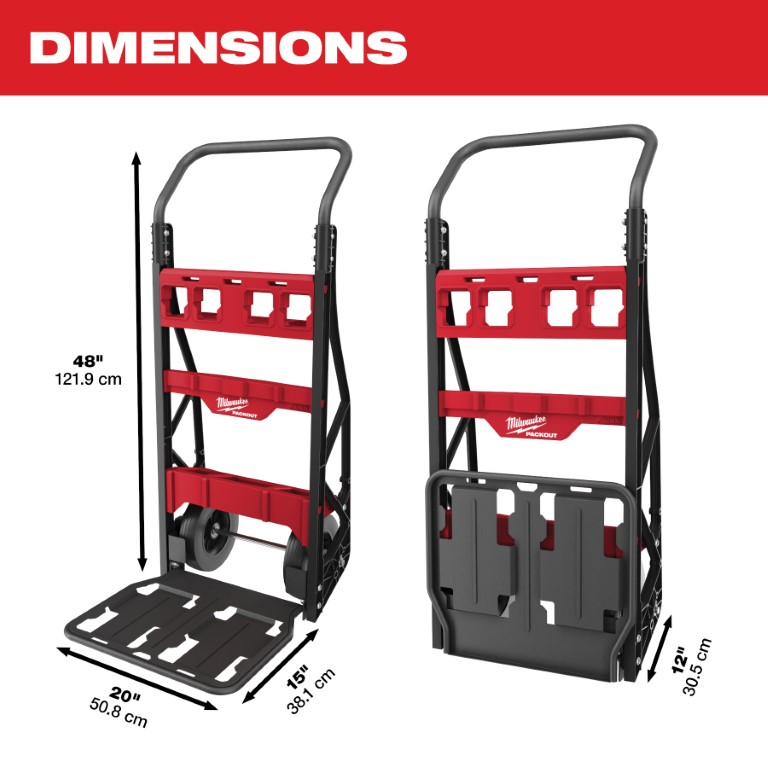 CARRO DE 2 RUEDAS PACKOUT™ (48-22-8415) MILWAUKEE