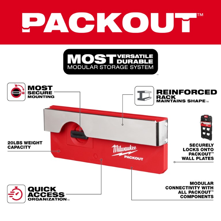 SOPORTE CON CLIP PARA CINTURÓN PACKOUT™ (48-22-8344) MILWAUKEE