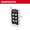 PLACA DE PARED COMPACTA PACKOUT™ (48-22-8486) MILWAUKEE