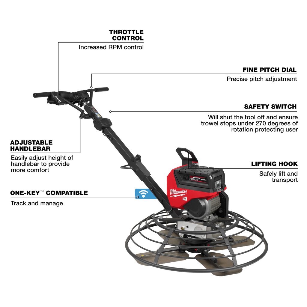 PALETA DE OPERADOR A PIE MX FUEL™ DE 36 (MXF336-3HD) MILWAUKEE