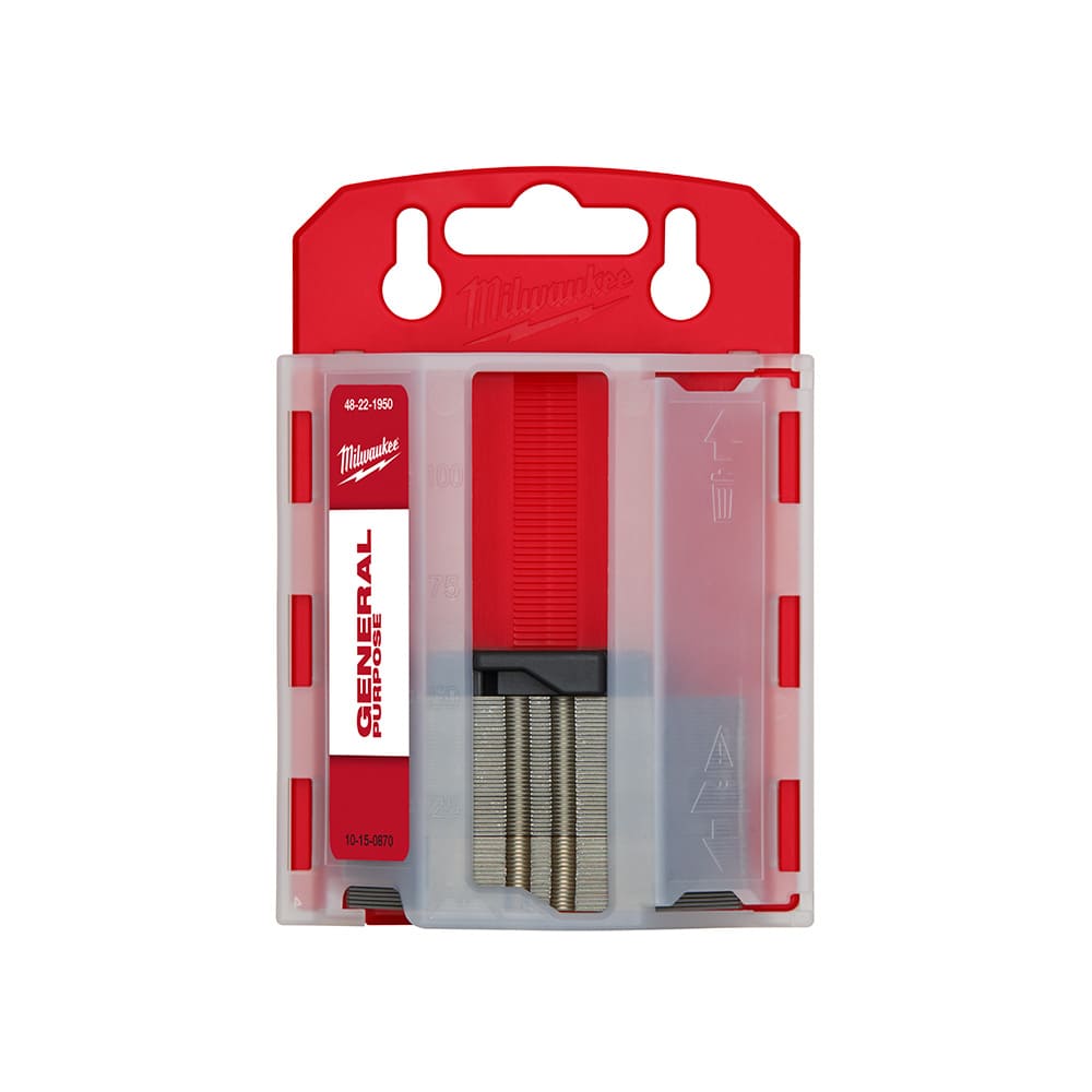 JUEGO DE 50 CUCHILLAS MULTIUSOS CON DISPENSADOR (48-22-1950) MILWAUKEE