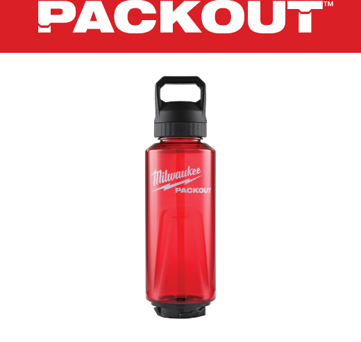 BOTELLA ROJA PACKOUT C/TAPA 48ONZ 48-22-8373R