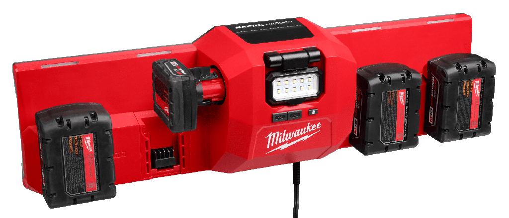 CARGADOR RAPIDO MULTIPLE DE PARED M18 Y M12 (48-59-1804) MILWAUKEE