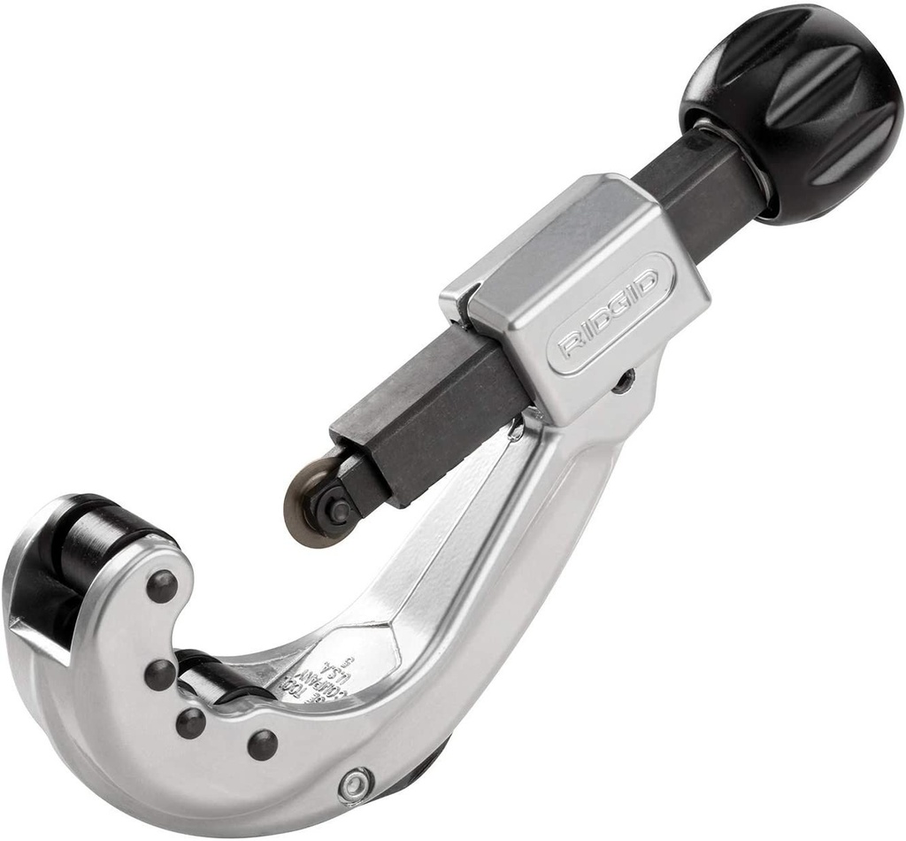 Coupe-tube RIDGID à Vis - Capacité 5-28 Mm - Pour Tubes Cuivre, Laiton, Aluminium - Avec Alésoir Et Molette De Rechange