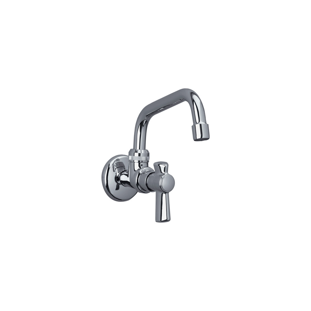 [E420.01/27L CR] LLAVE DE PARED PICO ALTO P/COCINA FIORI LEVER E420.01/27L CR FV
