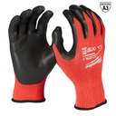 GUANTES DE NITRILO NIVEL DE CORTE 3 TALLA "M" (48-22-8931) MILWAUKEE