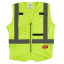 CHALECO DE SEGURIDAD DE ALTA VISIBILIDAD CLASE 2 TALLA "S/M" (48-73-5021) MILWAUKEE