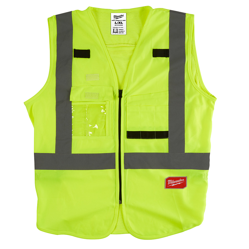 CHALECO DE SEGURIDAD DE ALTA VISIBILIDAD CLASE 2 TALLA "L/XL" (48-73-5022) MILWAUKEE