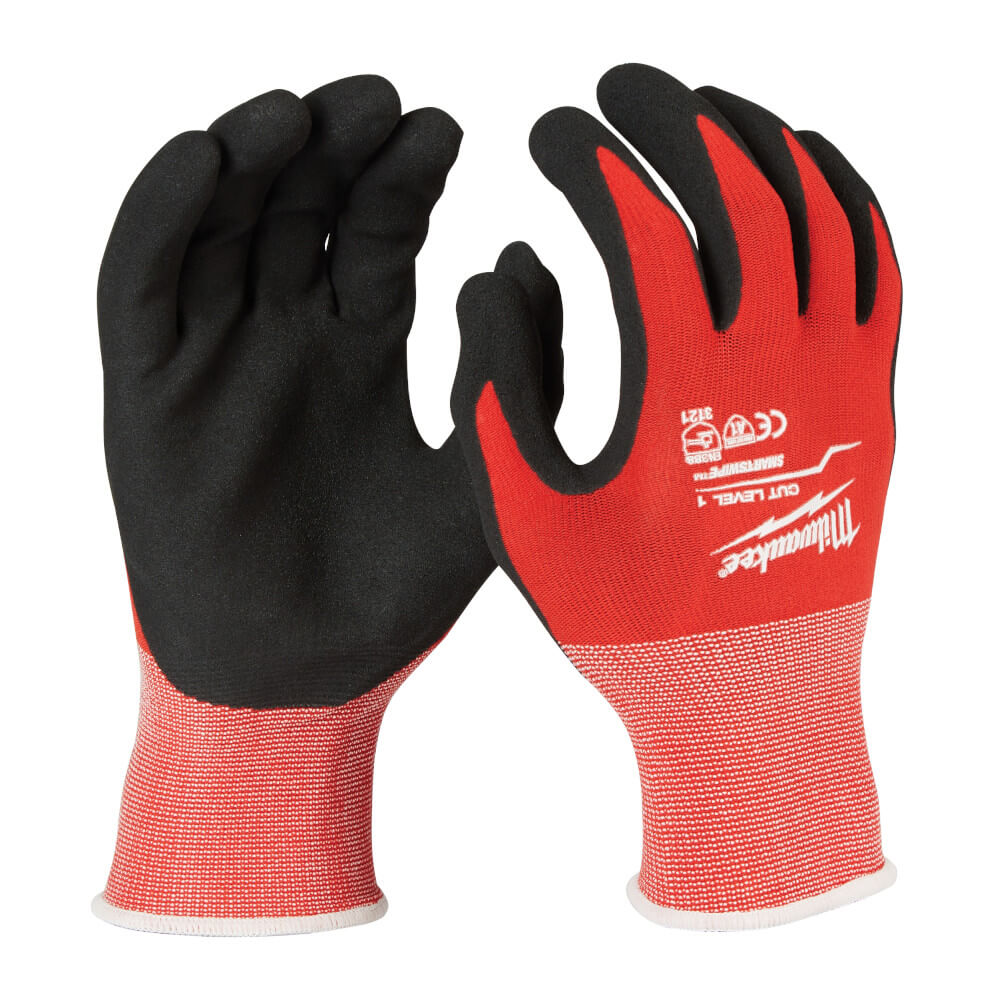 GUANTES DE NITRILO GRADO DE CORTE 1 TALLA XL (48-22-8903) MILWAUKEE