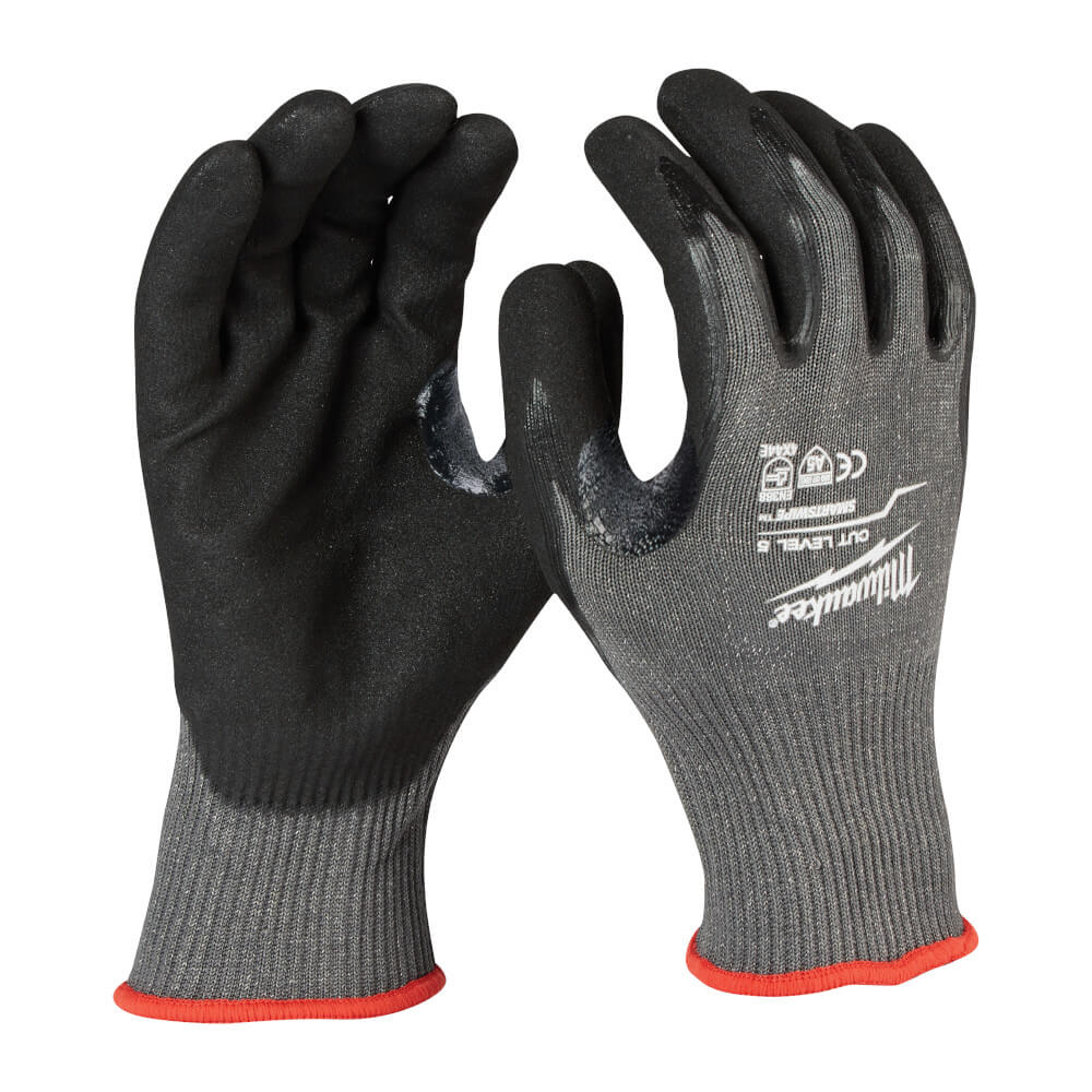GUANTES DE NITRILO NIVEL DE CORTE 5 TALLA L (48-22-8952) MILWAUKEE