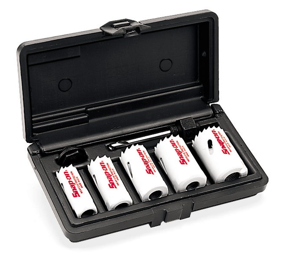 JUEGO DE SIERRA DE CORONA Y EJE DE 7 PIEZAS (LHS606D) SNAP-ON