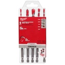 JUEGO DE BROCAS DE CARBURO PARA CONCRETO 5 PZ (48-20-9051) MILWAUKEE