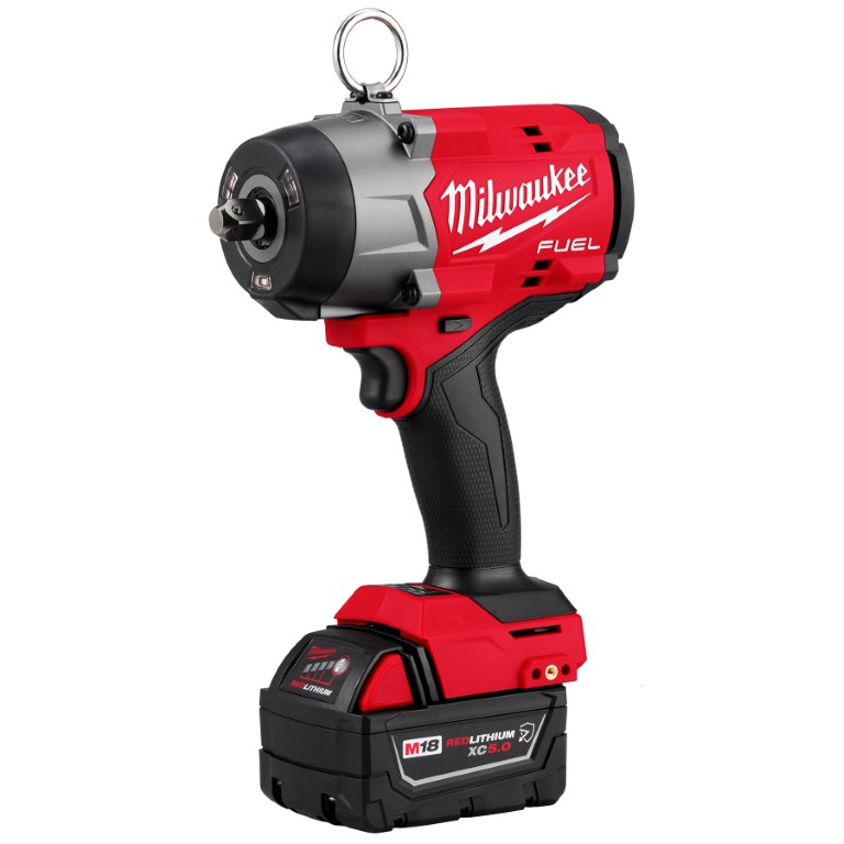 [2966-20] LLAVE DE IMPACTO DE ALTO TORQUE M18 FUEL™ DE 1/2" CON RETÉN DE PASADOR (2966-20) MILWAUKEE