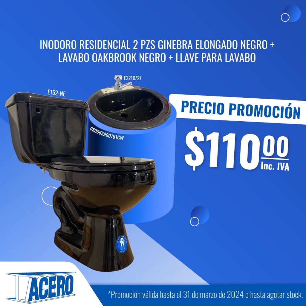 INODORO RESIDENCIAL 2 PZS MILAN PLUS BONE C/BOTON (E116-P-BO) (copia)