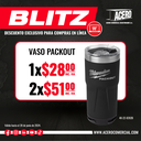 2x$51 VASO PACKOUT 20 OZ NEGRO (48-22-8392B) MILWAUKEE