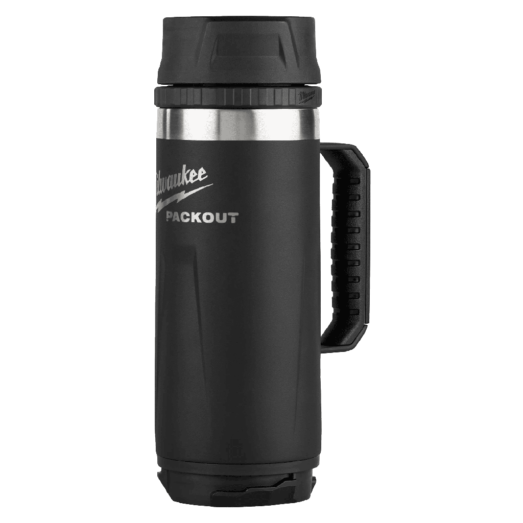 TAZA TERMICA PACKOUT™ 18 OZ NEGRA (48-22-8394B) MILWAUKEE
