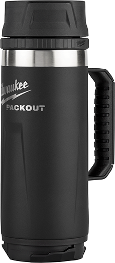 TAZA TERMICA PACKOUT™ 18 OZ NEGRA (48-22-8394B) MILWAUKEE