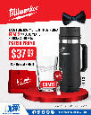 TAZA TERMICA PACKOUT™ 18 OZ NEGRA (48-22-8394B) MILWAUKEE