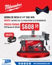 SIERRA DE MESA M18 FUEL™ DE 8-1/4" CON KIT ONE-KEY™ (2736-21HD) MILWAUKEE (copia)