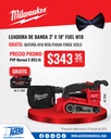 LIJADORA DE BANDA M18 FUEL™ DE 3"X18" (2832-20) MILWAUKEE (copia)
