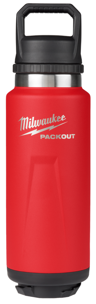 BOTELLA TERMICA ROJA PACKOUT 36OZ C/TAPA 48-22-8397R
