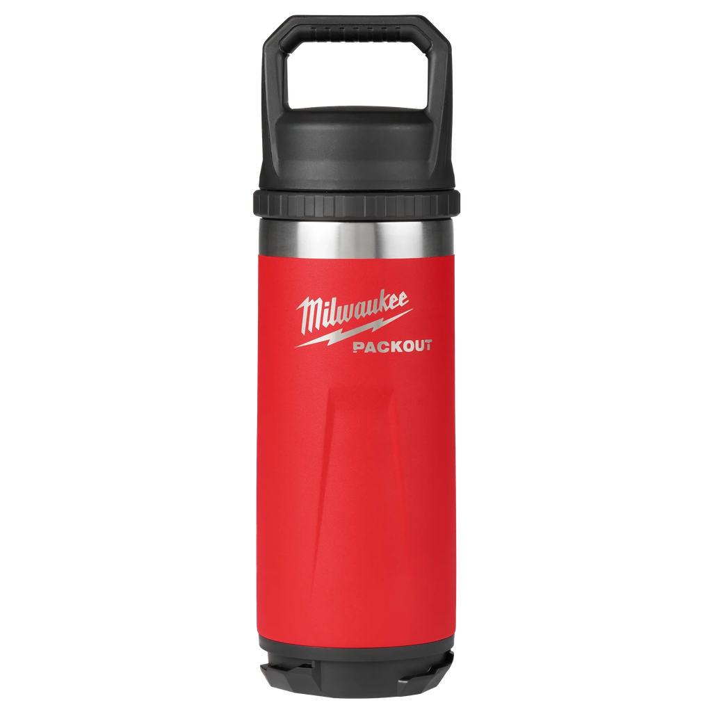 BOTELLA TERMICA ROJA PACKOUT DE 18OZ C/TAPA 48-22-8382R