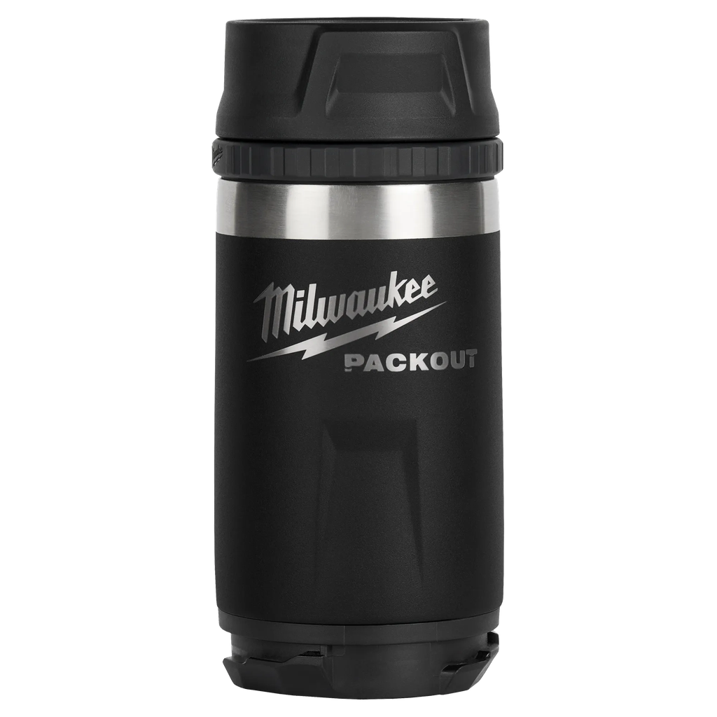 [48-22-8391B] BOTELLA TERMICA NEGRA PACKOUT DE 12OZ C/TAPA 48-22-8391B