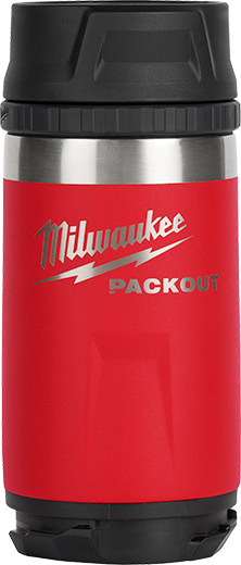 BOTELLA TERMICA ROJA PACKOUT DE 12OZ C/TAPA 48-22-8391R