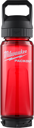 BOTELLA ROJA PACKOUT C/ TAPA 25OZ 48-22-8371R