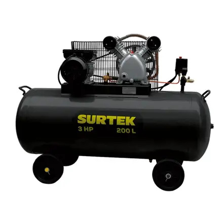 COMPRESOR DE AIRE BANDA 200LT 3HP (COMP6200B) SURTEK